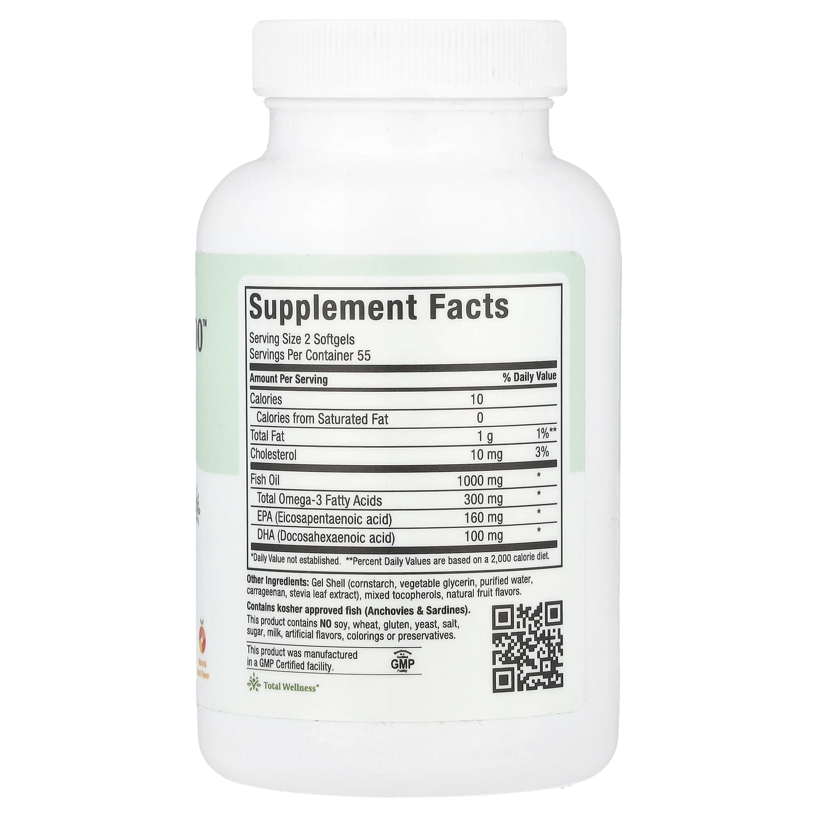 Maxi Health, Chewable Omega Yums 1000™, Natural Fruit, 110 Softgels
