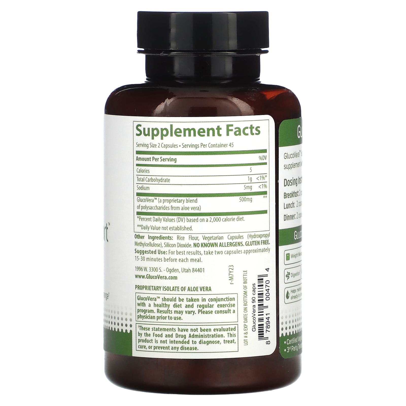 Trace, Blood Sugar Support, 90 Capsules