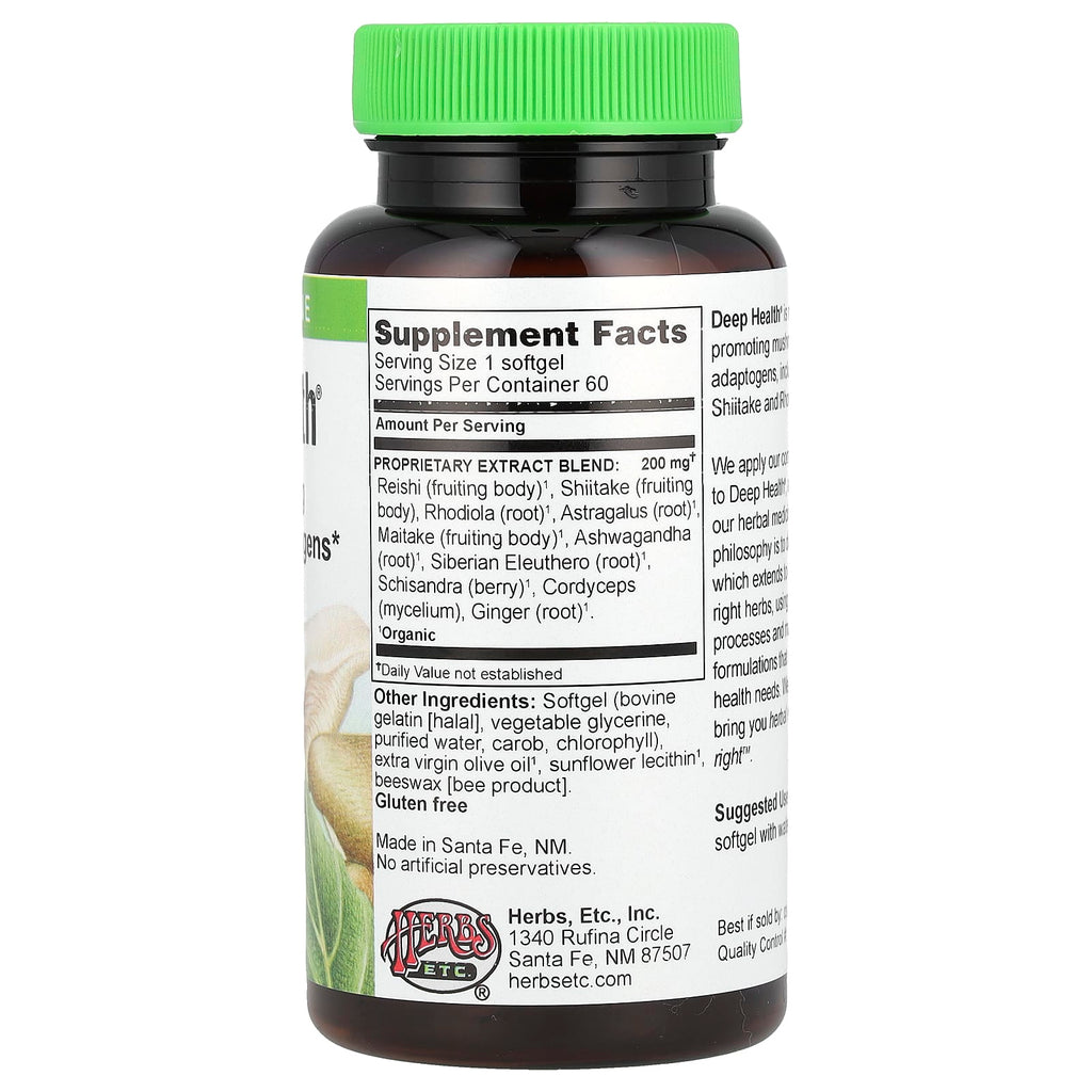 Herbs Etc., Deep Health®, 60 Softgels
