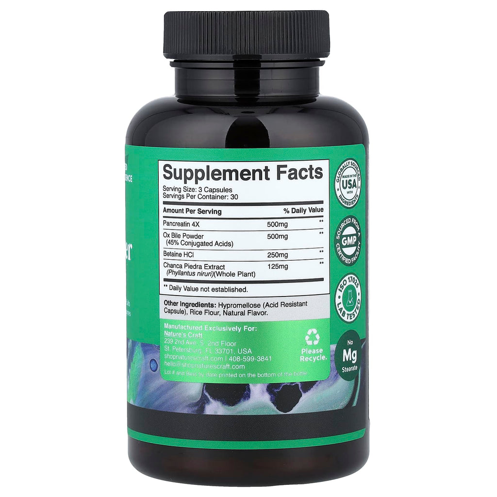 Nature's Craft, Gallbladder Support, 90 Capsules