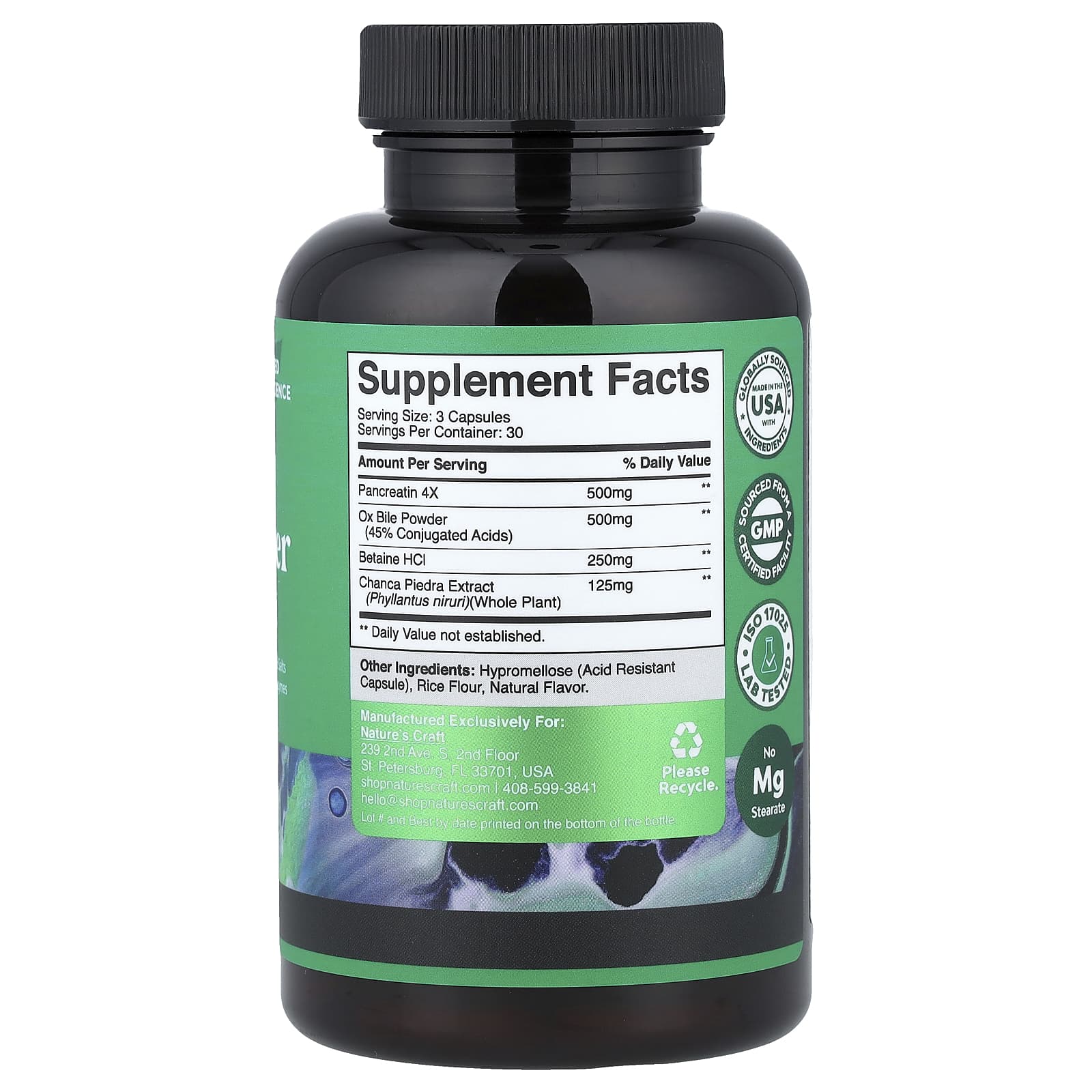 Nature's Craft, Gallbladder Support, 90 Capsules