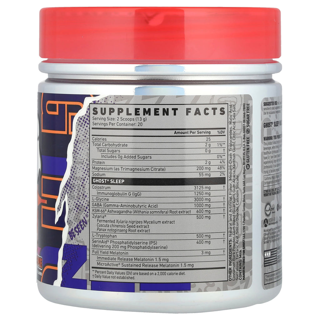 Ghost, Sleep, Apple Pie, 9.2 oz (260 g)