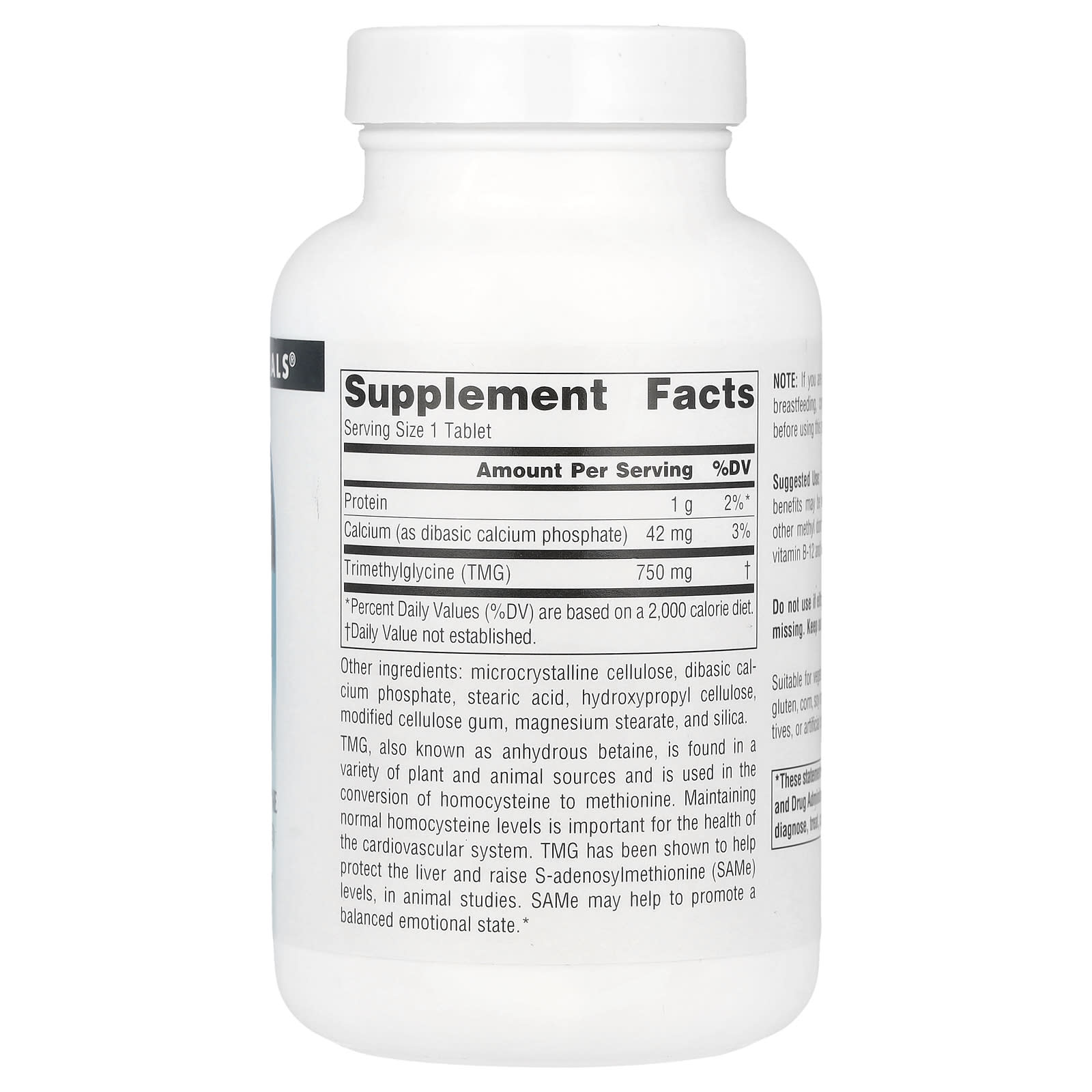 Source Naturals, TMG, 120 Tablets