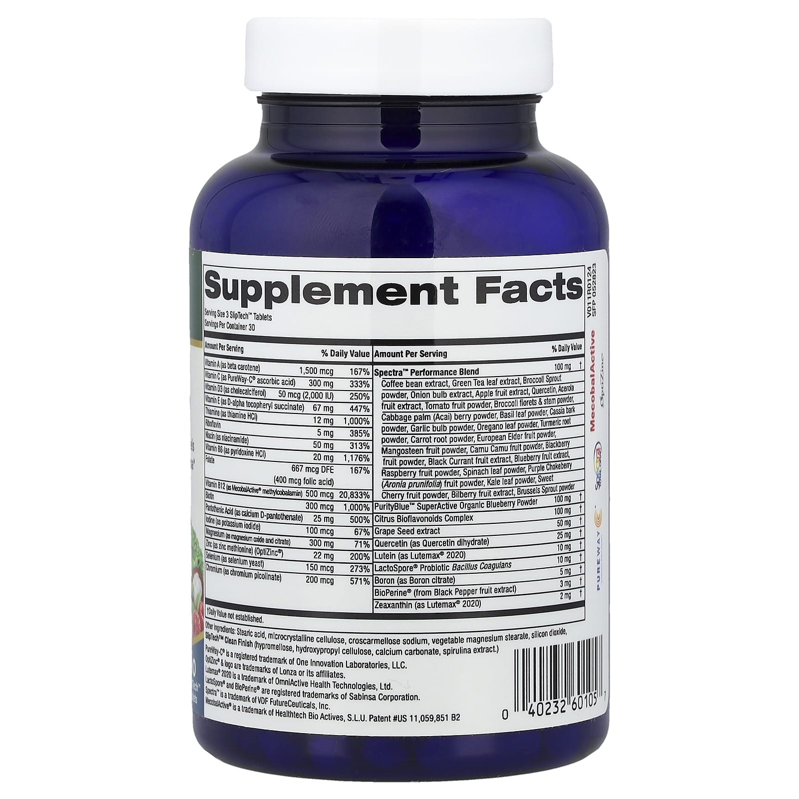 Purity Products, Men's Perfect Multi®, 90 SlipTech™ Tablets