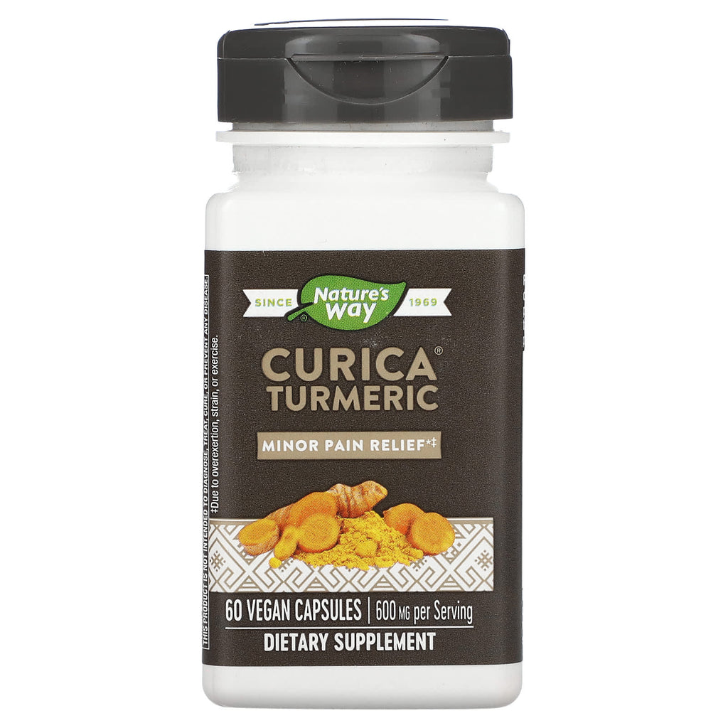 Nature's Way, Curica Turmeric, 60 Vegan Capsules (300 mg per Capsule)