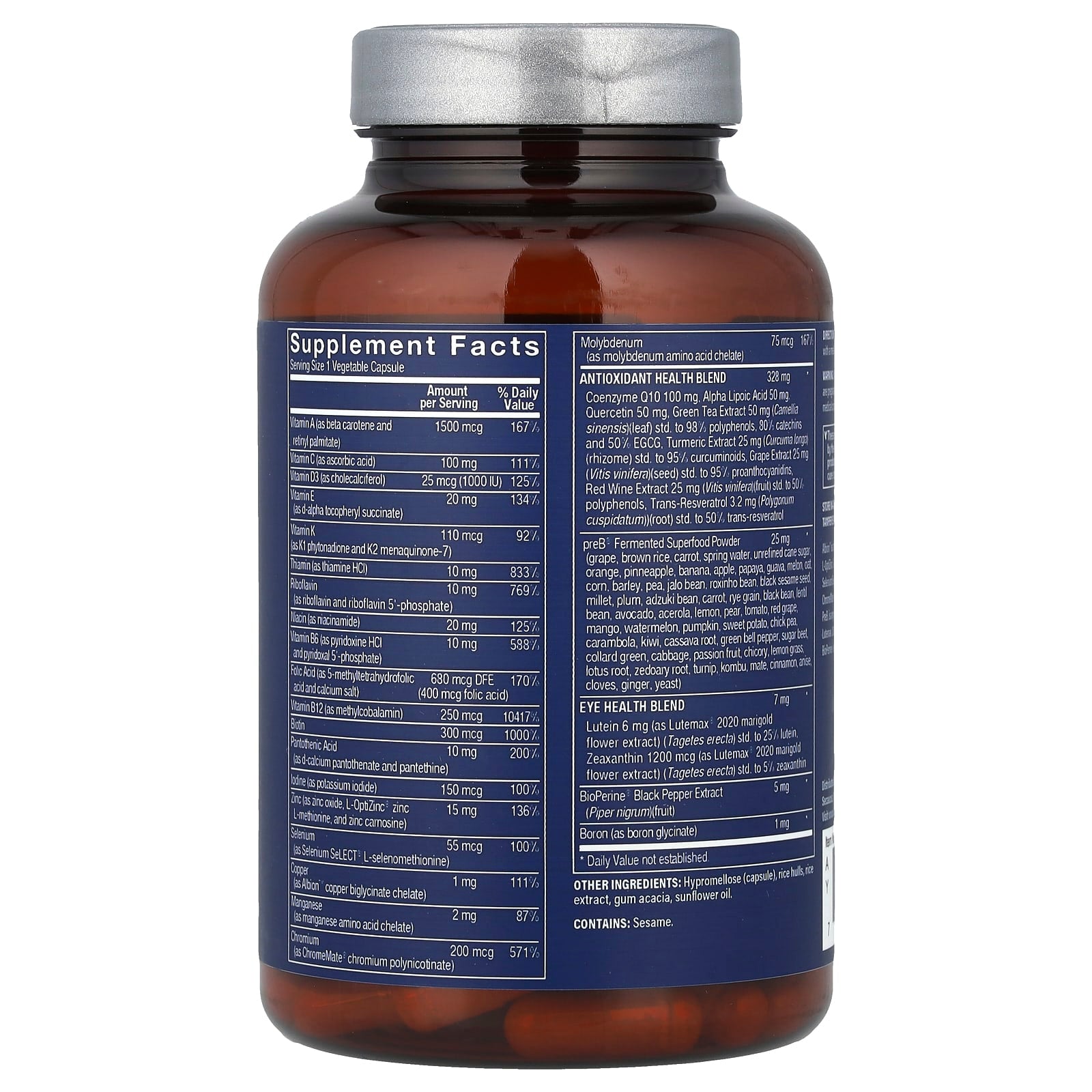 Vthrive, Bioactive Men's One Daily Multi, 60 Vegetable Capsules