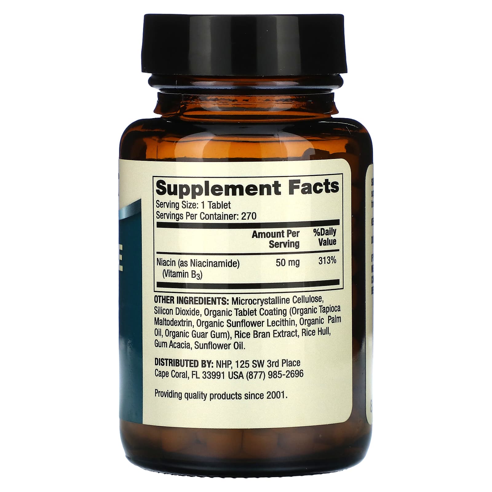 Dr. Mercola, Niacinamide Vitamin B3 , 50 mg , 270 Tablets