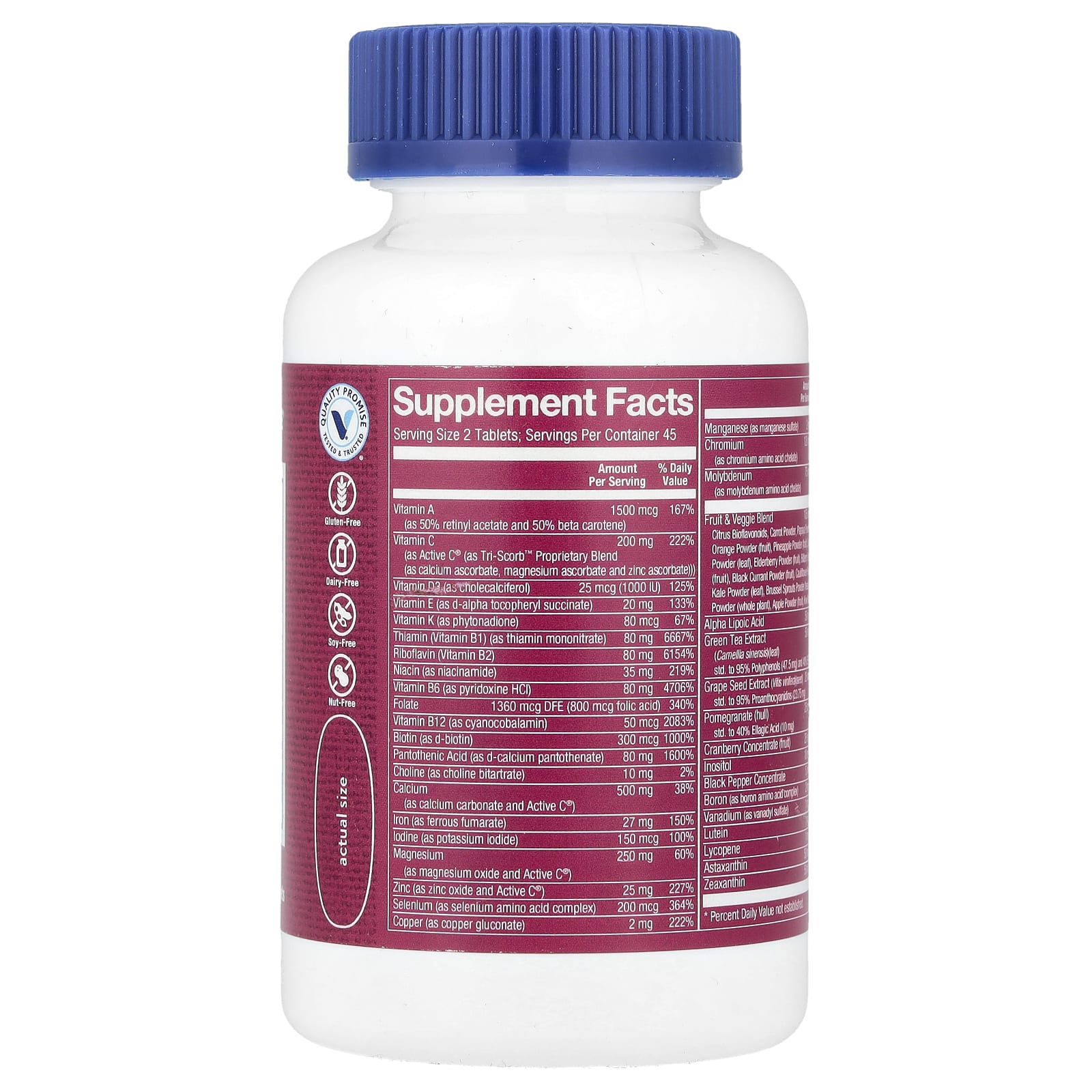 The Vitamin Shoppe, Ultimate Woman®, Multivitamin & Multimineral, 90 Tablets