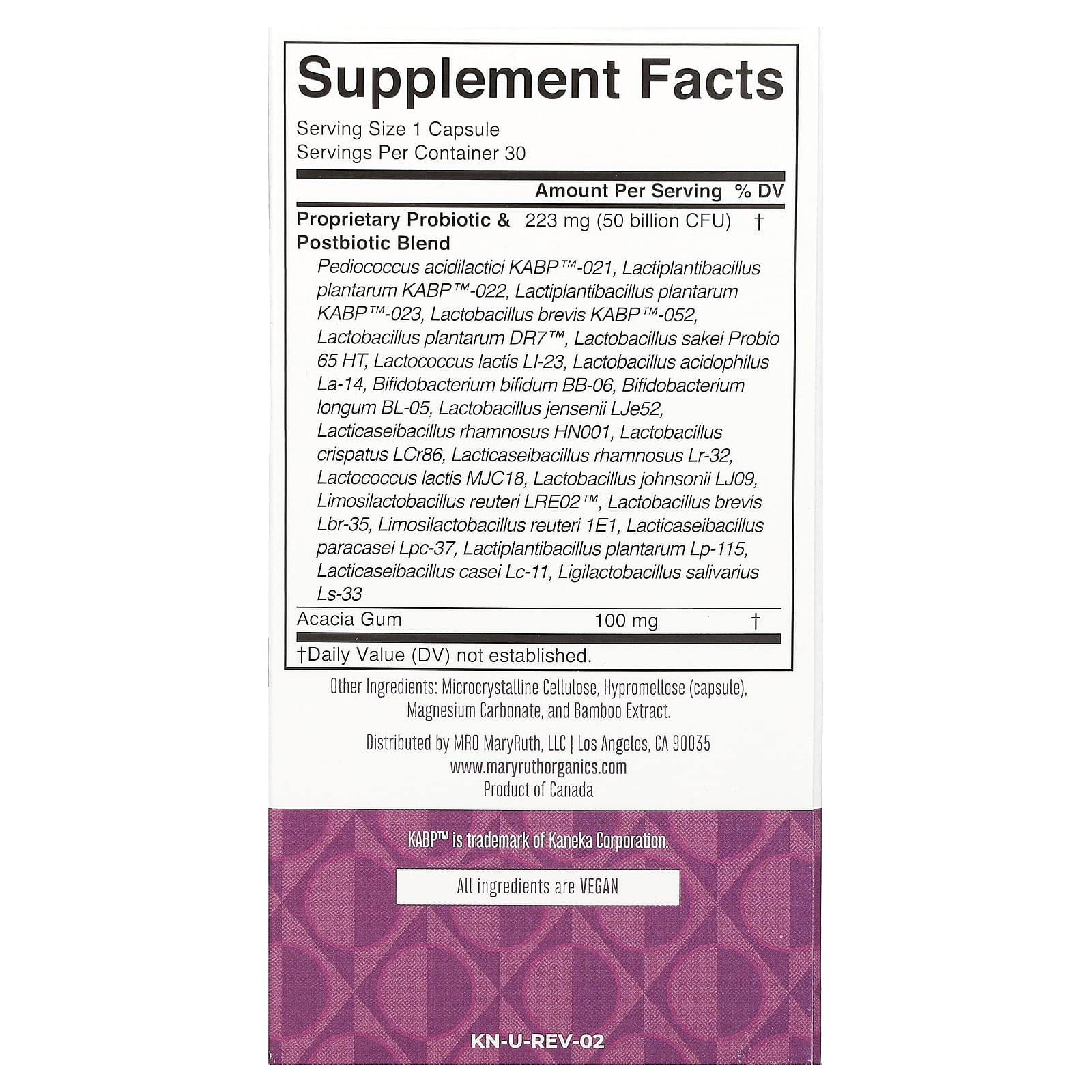 MaryRuth's, 3-In-1 Daily Women's 40+ Health, 30 Capsules