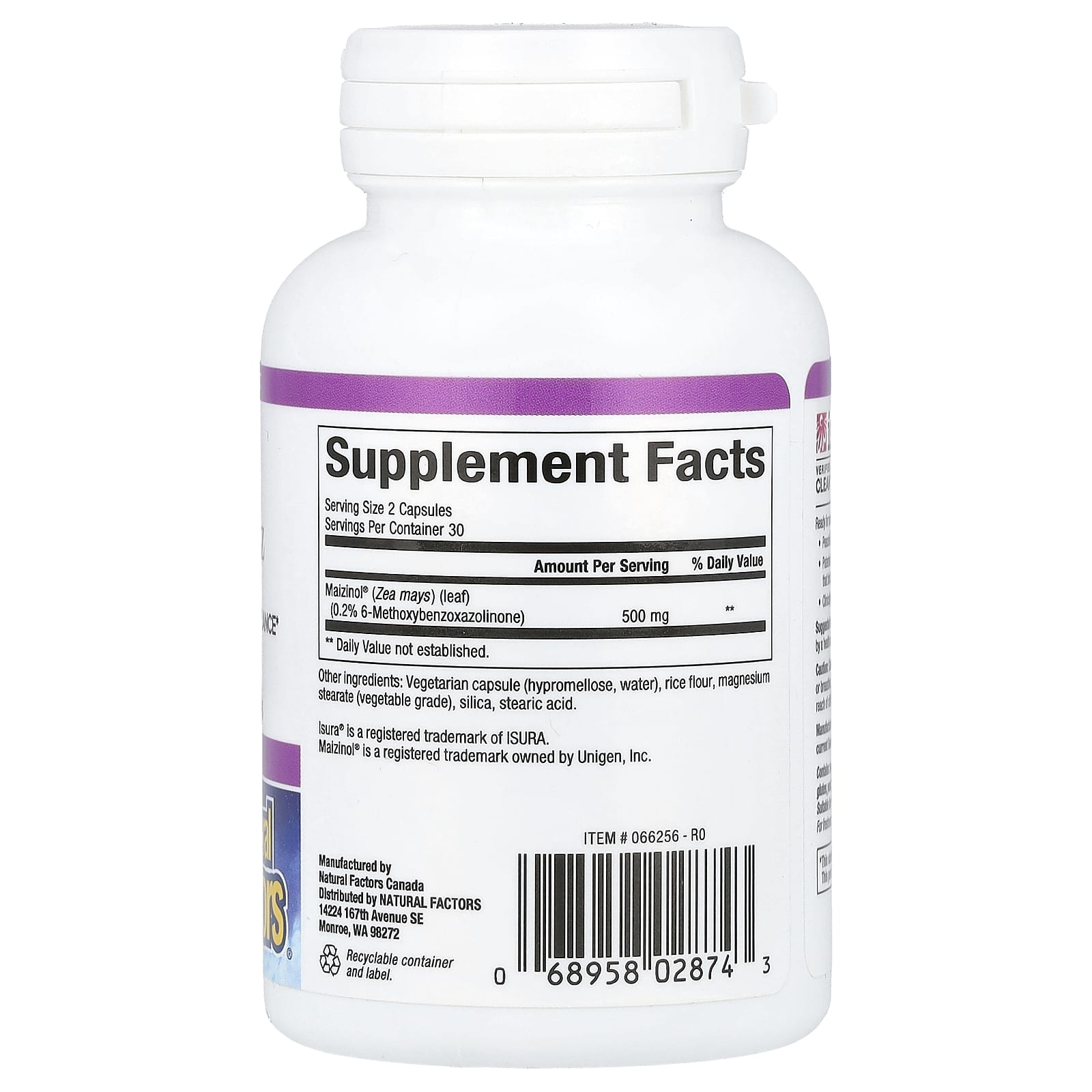 Natural Factors, Stress-Relax®, Peaceful ZZZ, 60 Vegetarian Capsules (250 mg per Capsule)