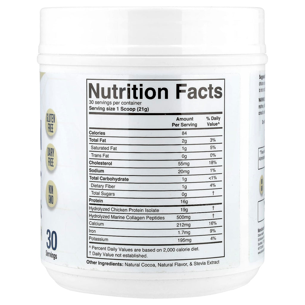 Divine Health, Don Colbert M.D., Collagen Powder, Chocolate Coconut, 22.22 oz (630 g)