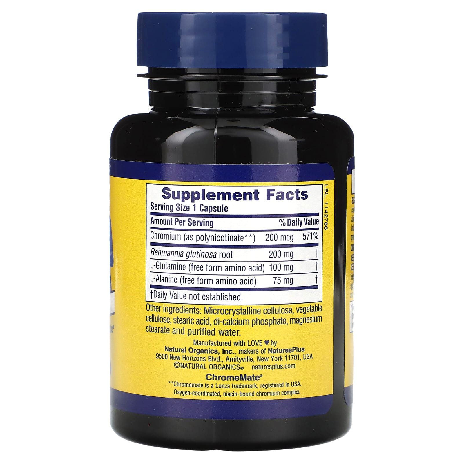 NaturesPlus, Sugar Control, Dieter's Companion, 60 Capsules