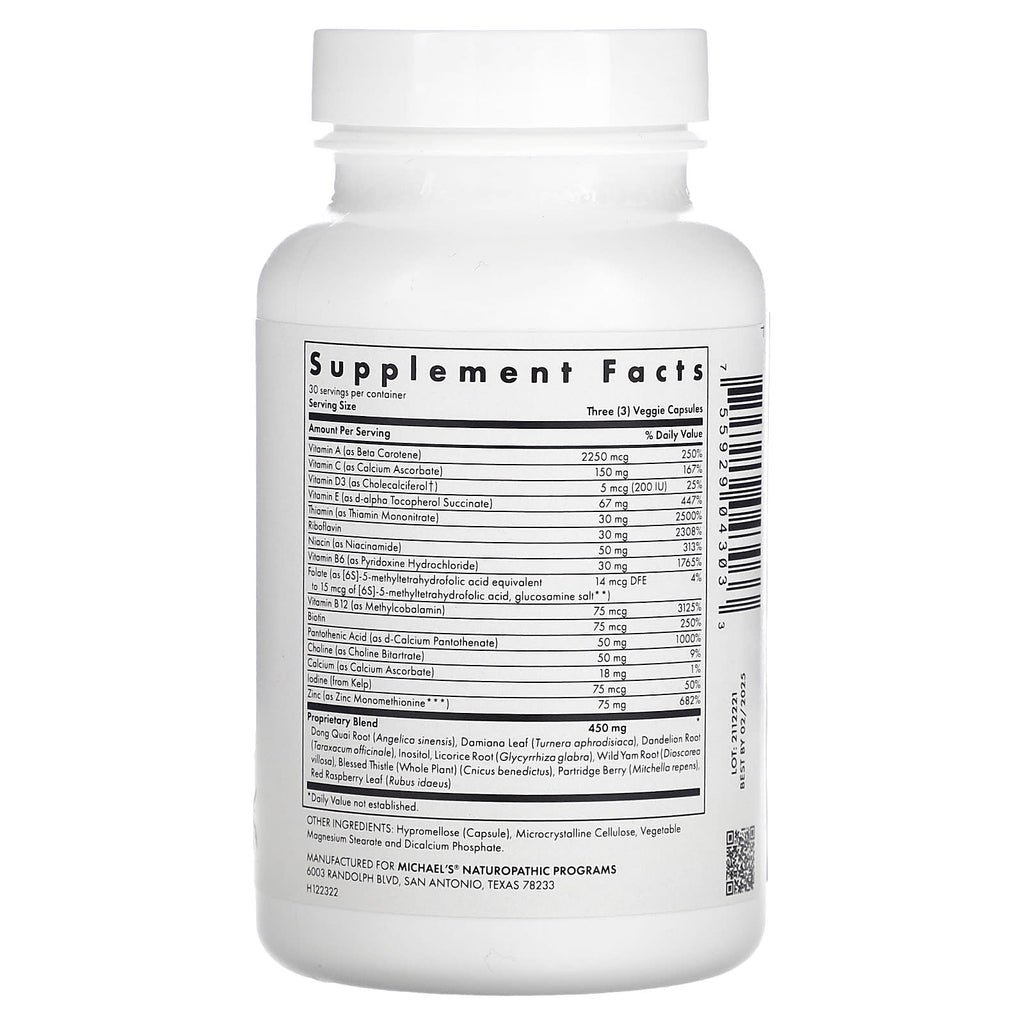 Michael's Health, For Women Multivitamin, 90 Vegetarian Capsules