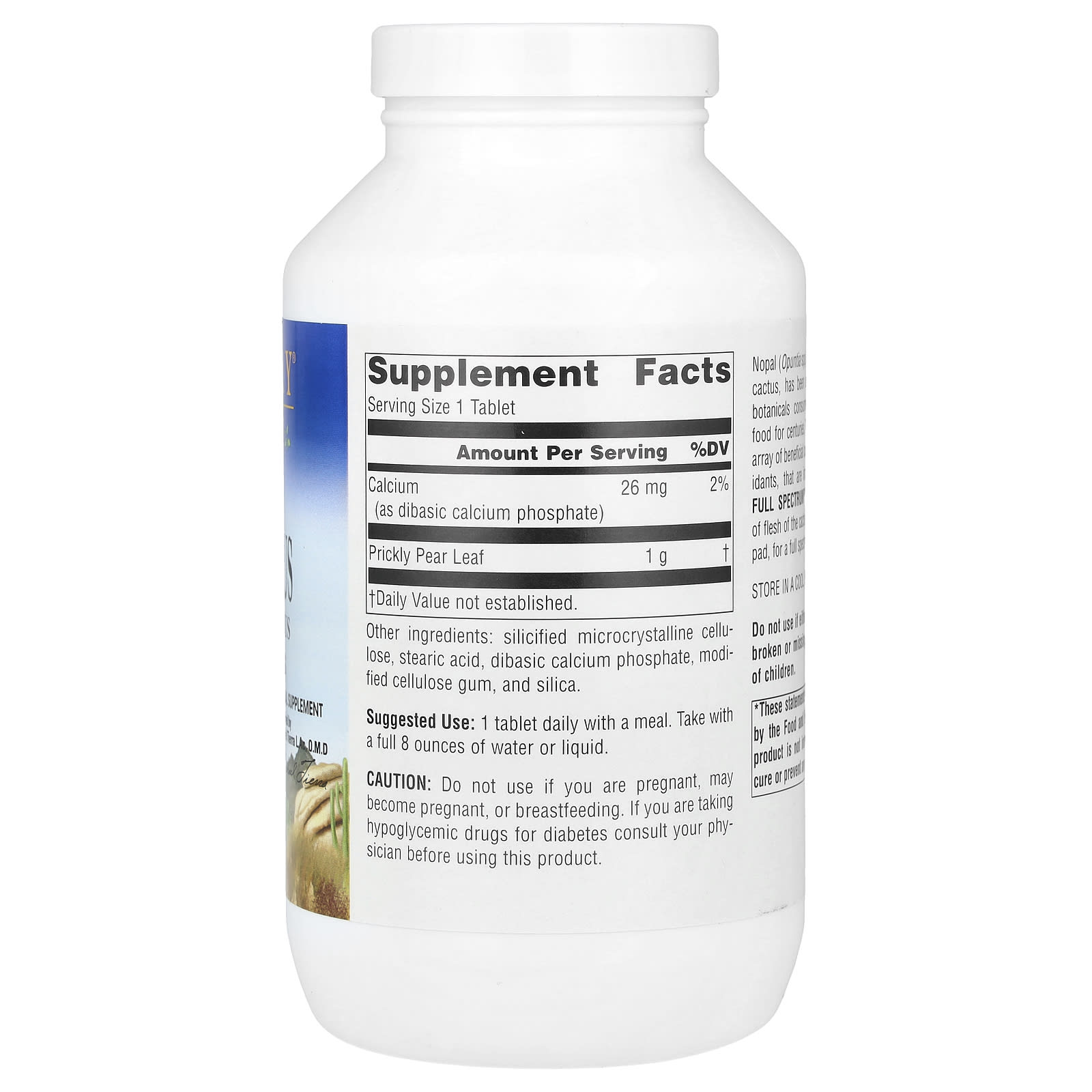 Planetary Herbals, Full Spectrum™ Nopal Cactus, 240 Tablets