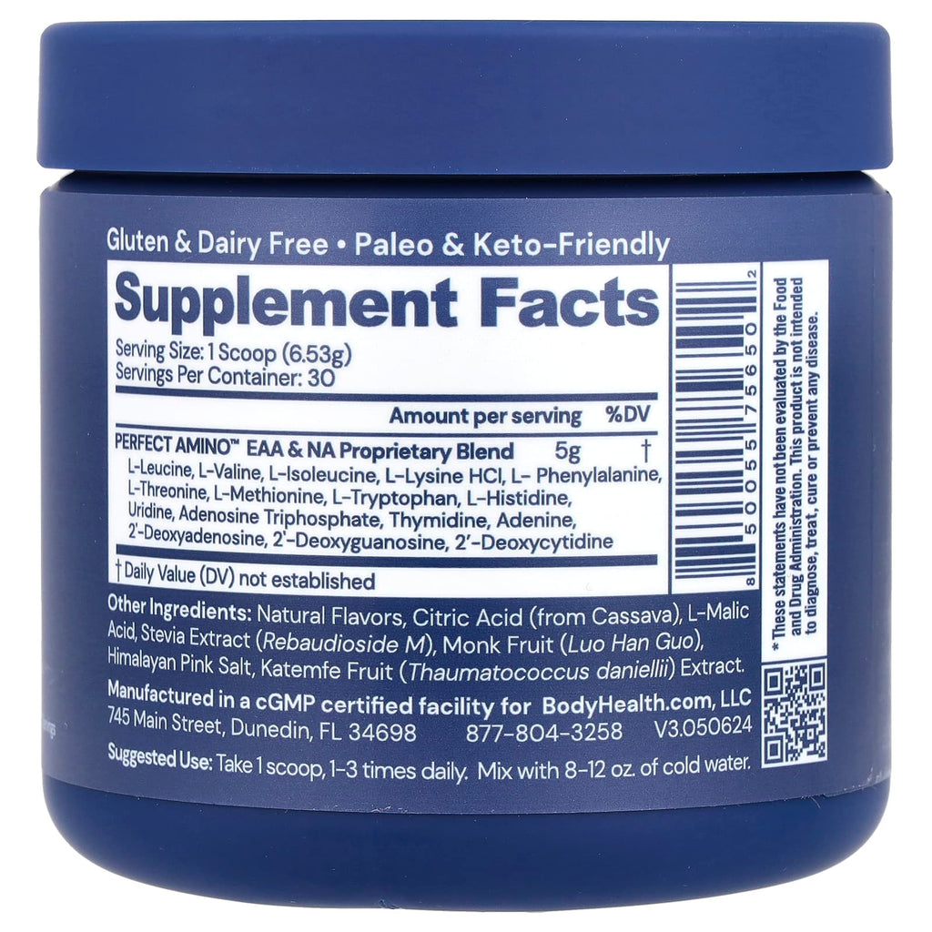 BodyHealth, Perfect Amino™, Strawberry, 6.9 oz (195.9 g)