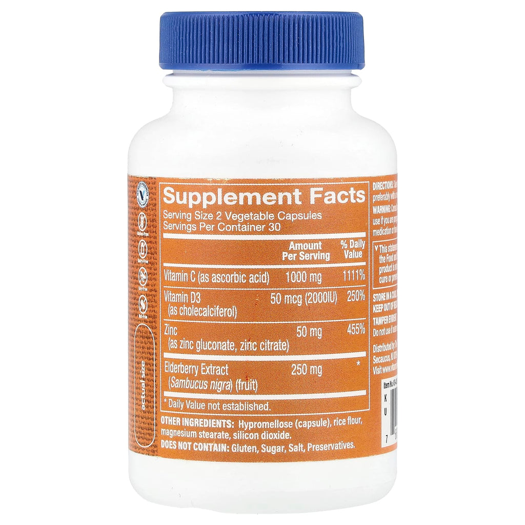 The Vitamin Shoppe, Immune Essentials, 60 Vegetable Capsules