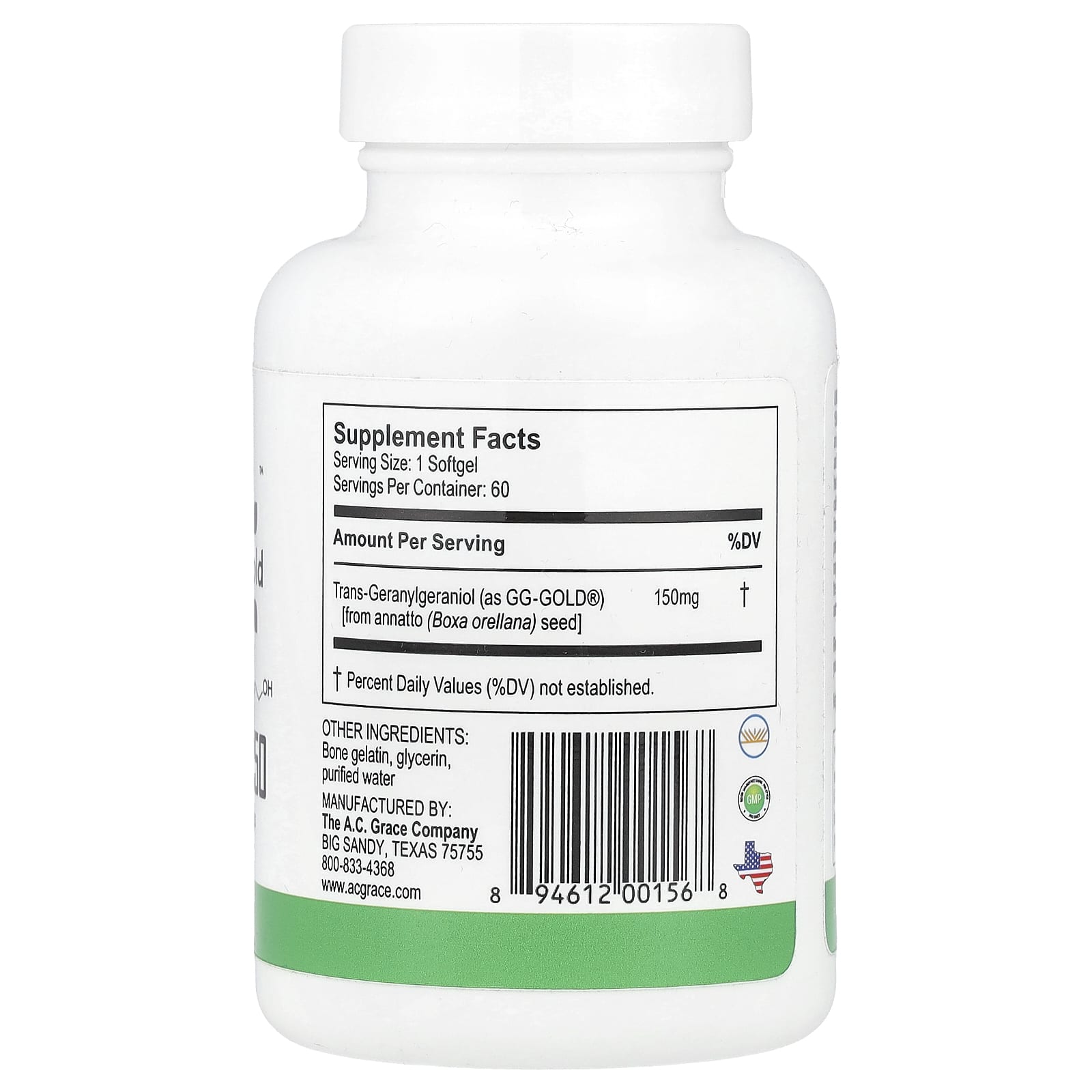 A.C. Grace Company, UNIQUE E-GG 150, 150 mg, 60 Easy To Swallow Softgels