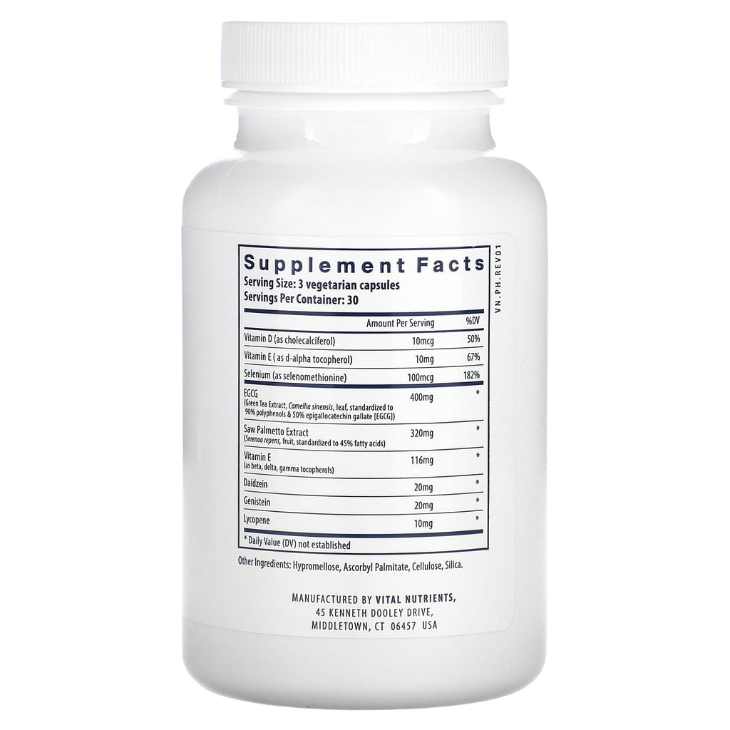 Vital Nutrients, Prostate Health TX , 90 Vegetarian Capsules