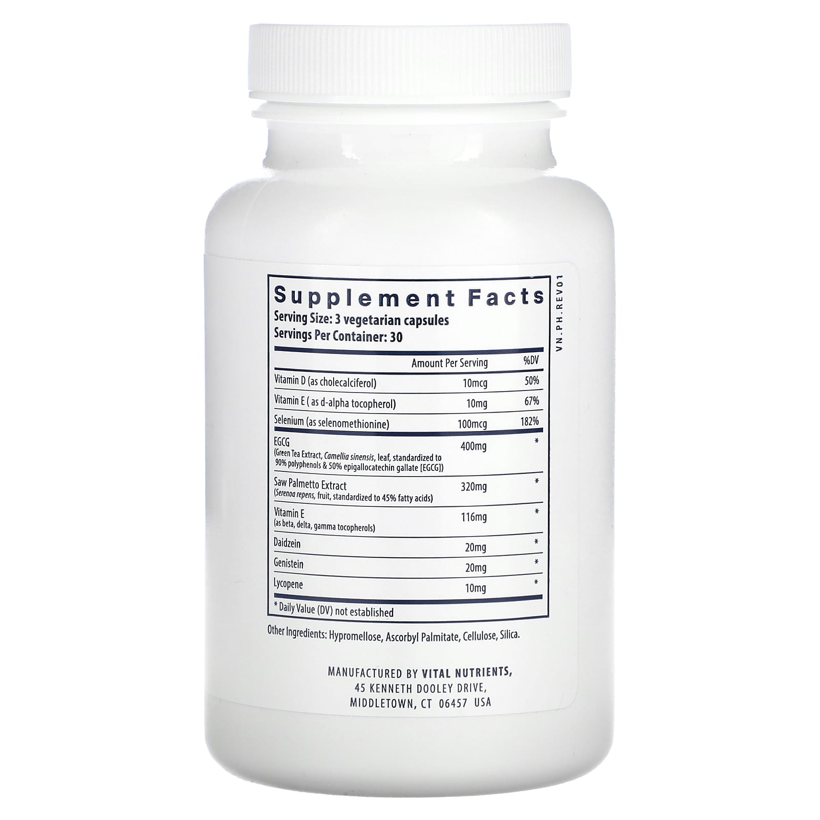 Vital Nutrients, Prostate Health TX , 90 Vegetarian Capsules
