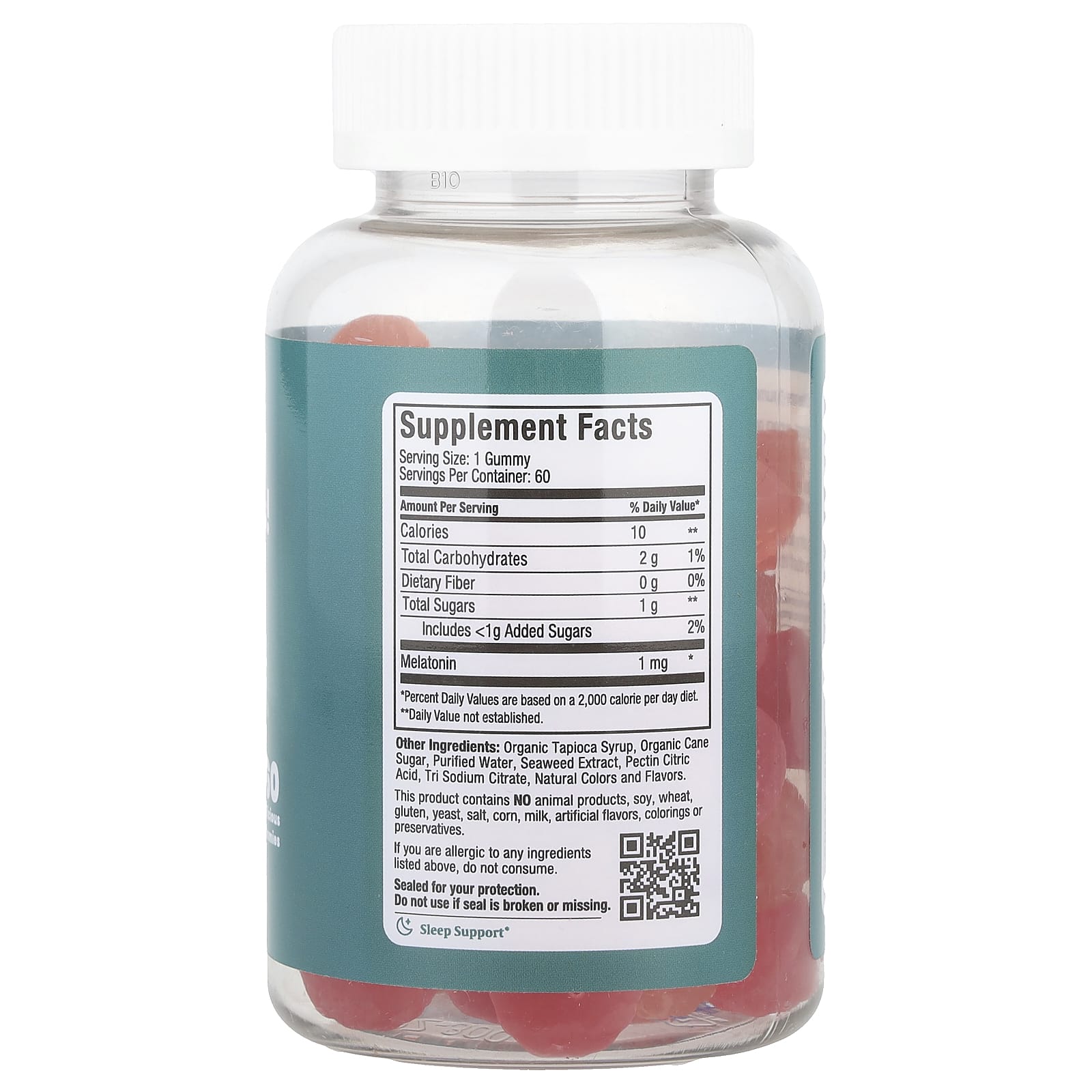 Maxi Health, Mel-O-Licious! Gummies, Natural Cherry & Orange, 1 mg, 60 Gummies