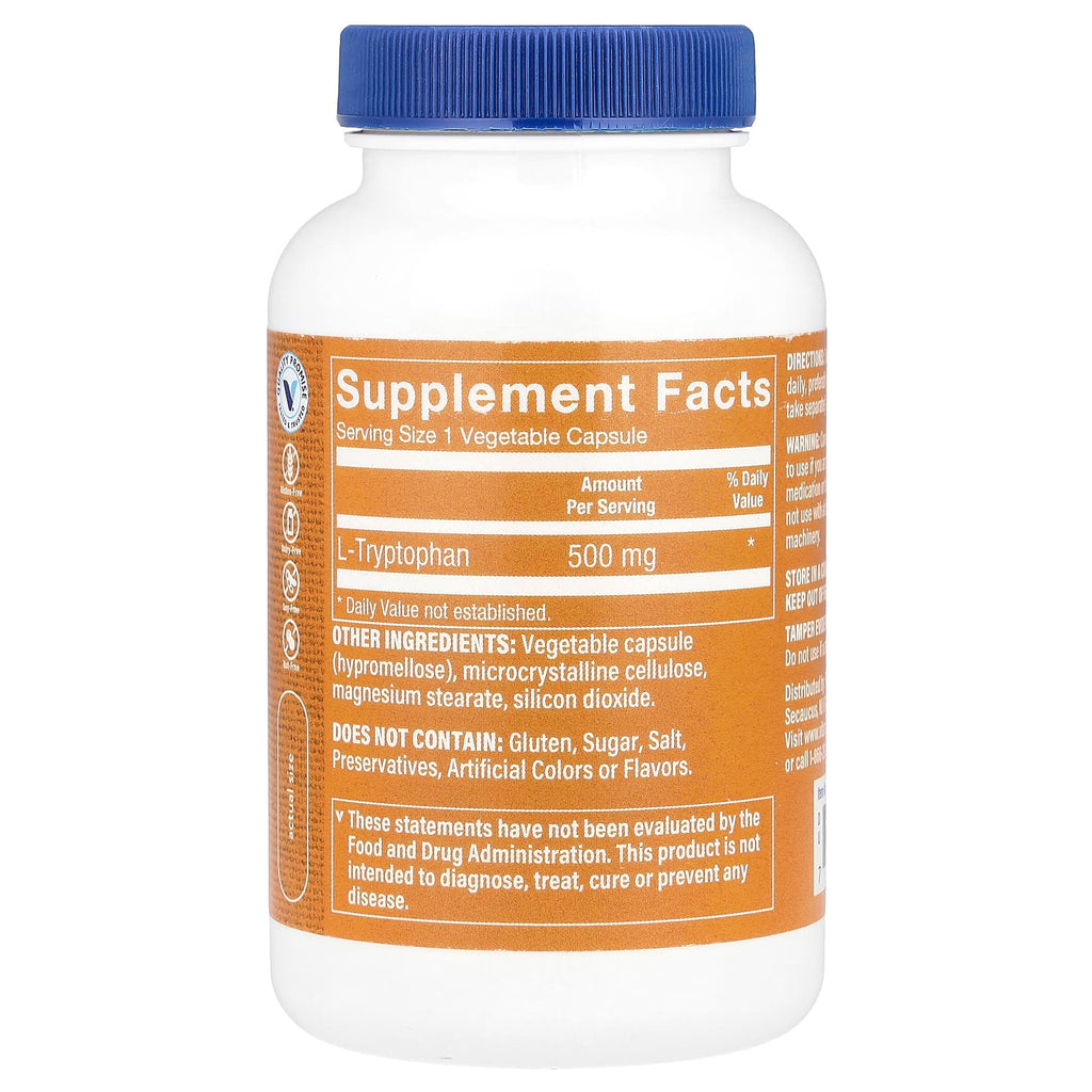The Vitamin Shoppe, L-Tryptophan, 500 mg, 120 Vegetable Capsules
