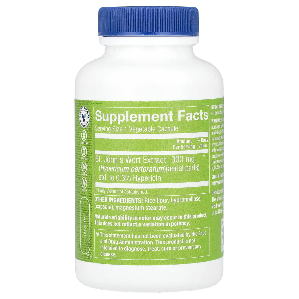 The Vitamin Shoppe, St. John's Wort Extract , 300 mg , 120 Vegetable Capsule