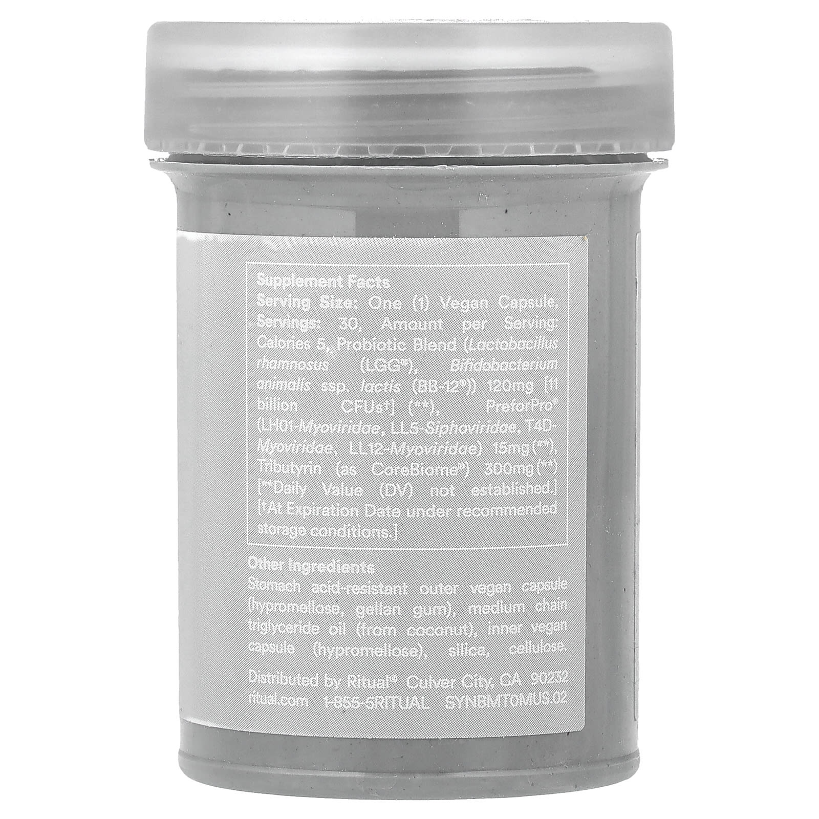 Ritual, Synbiotic+®, Mint, 30 Vegan Capsules