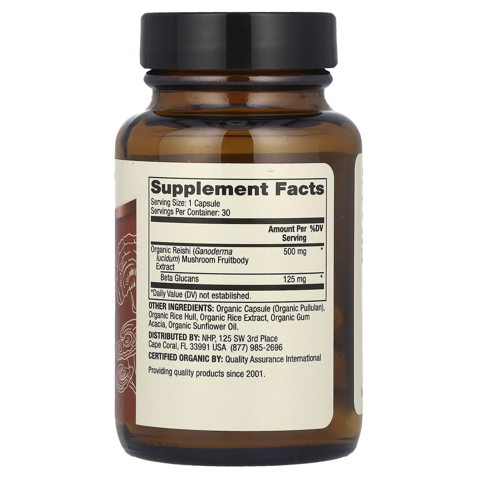 Dr. Mercola, Organic Reishi Mushroom Extract, 30 Capsules