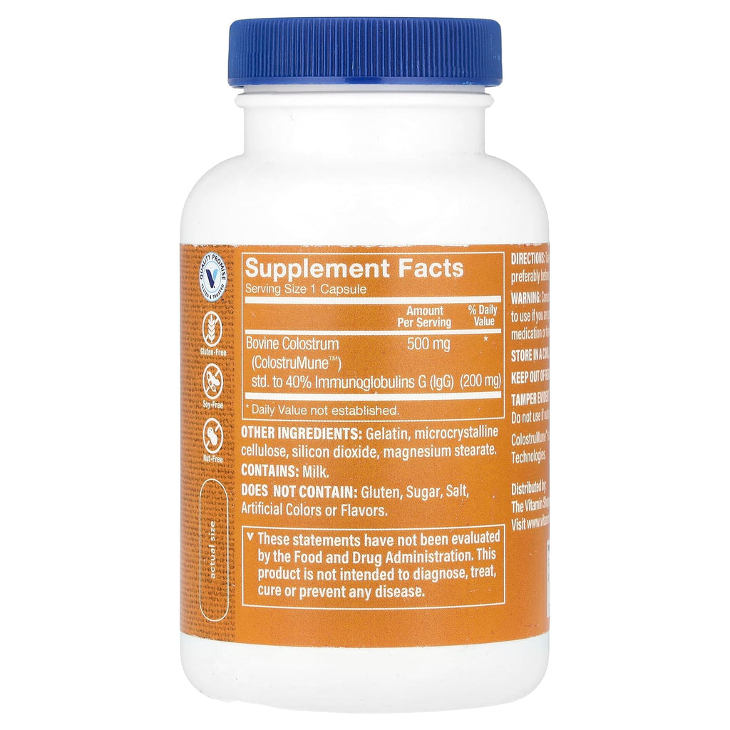 The Vitamin Shoppe, Colostrum, 120 Capsules (500 mg per Capsule)