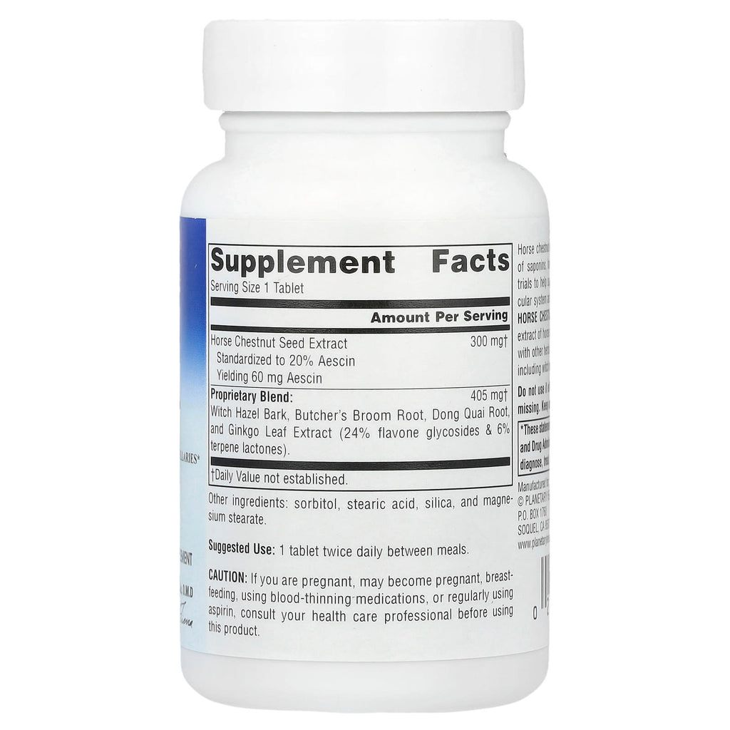 Planetary Herbals, Horse Chestnut Vein Strength™, 42 Tablets