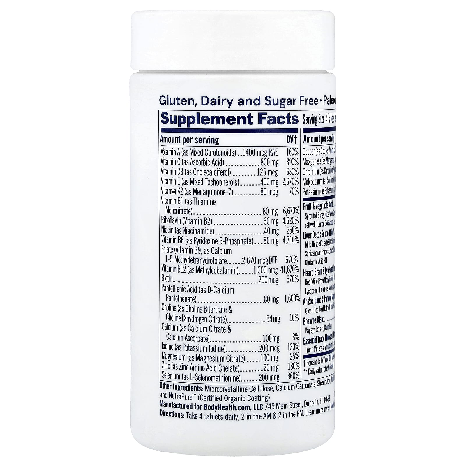 BodyHealth, Multi Complete™, 120 Tablets