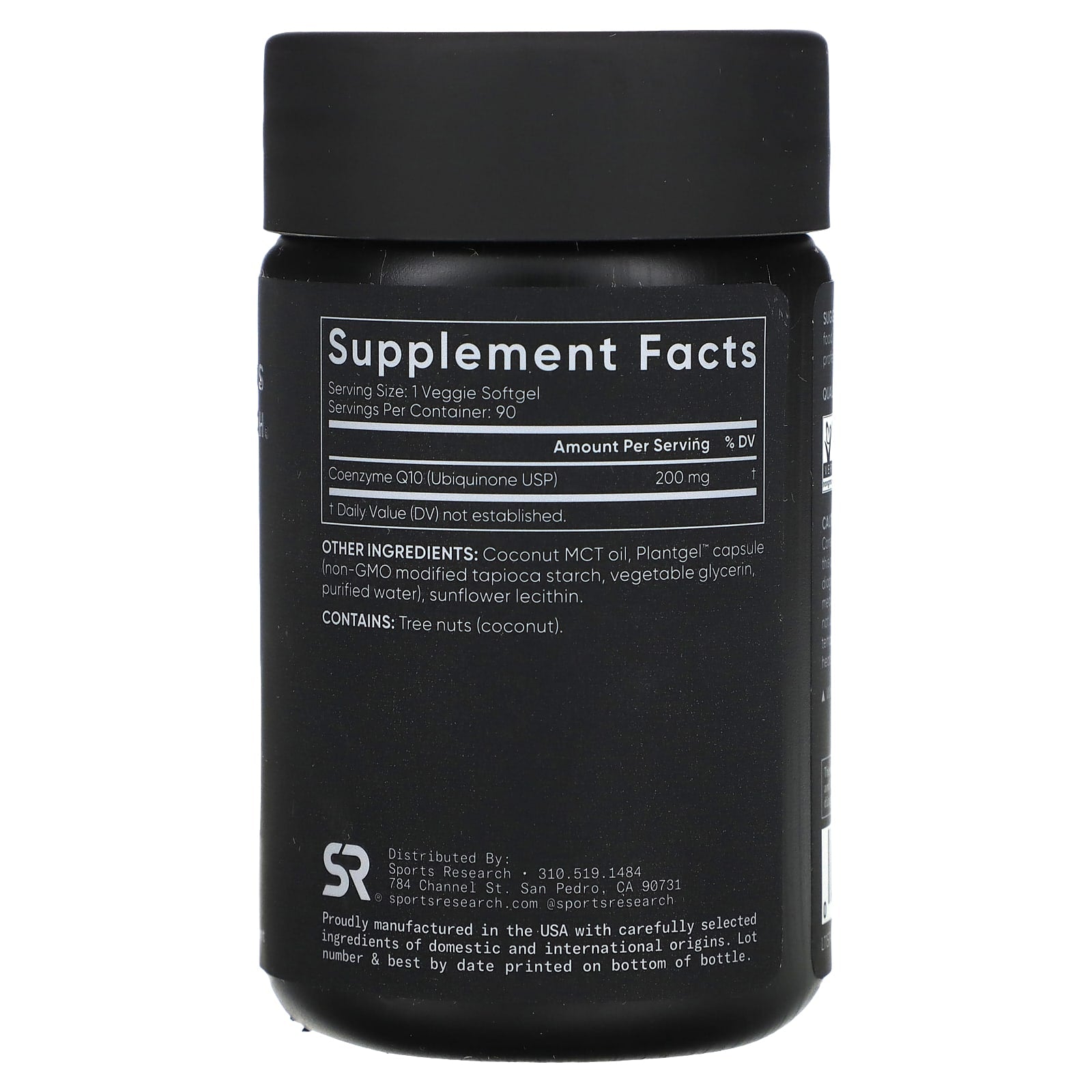 Sports Research, CoQ10, 200 mg, 90 Veggie Softgels