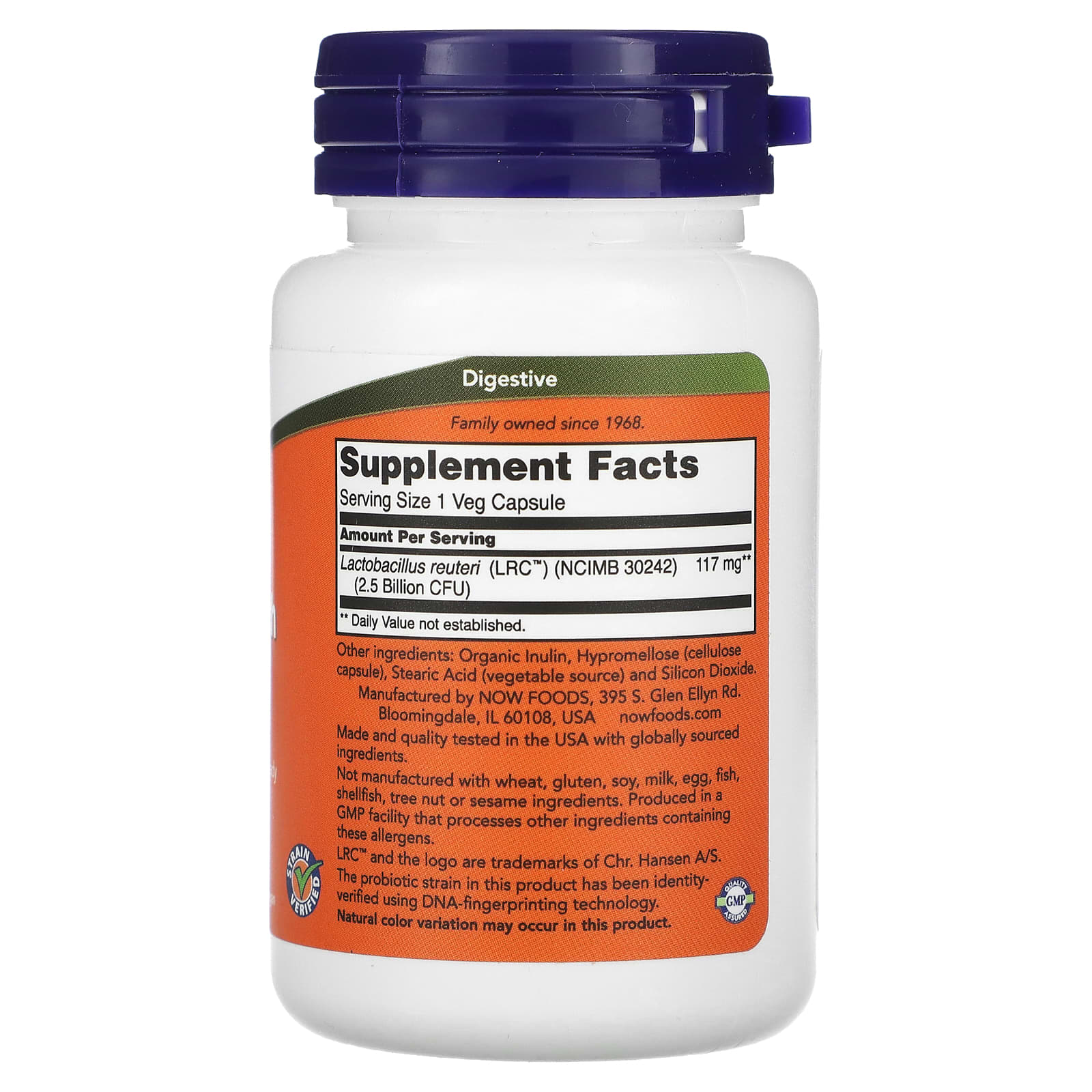 NOW Foods, Clinical Heart Health Probiotic, 60 Veg Capsules (117 mg per Capsule)