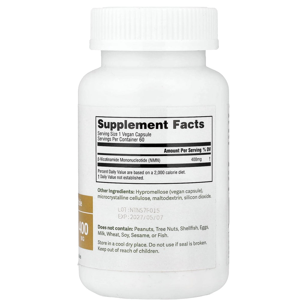 Dr. Murray's, NMN, 400 mg, 60 Vegan Capsules