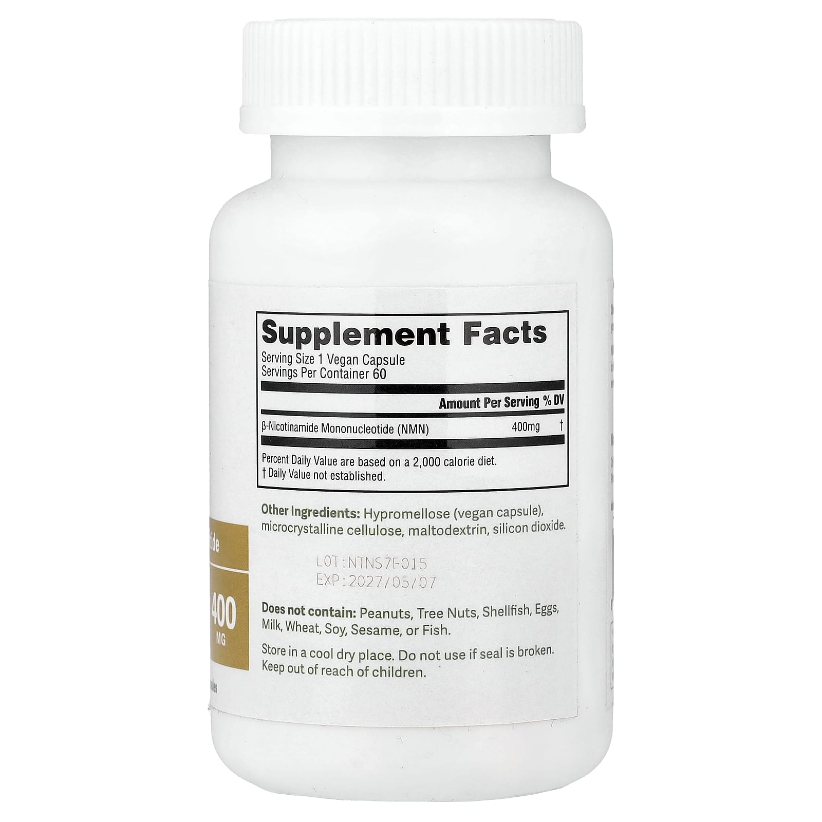 Dr. Murray's, NMN, 400 mg, 60 Vegan Capsules