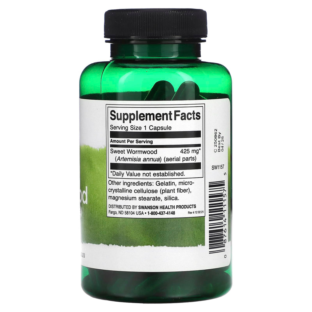 Swanson, Full Spectrum® Sweet Wormwood, 425 mg, 90 Capsules