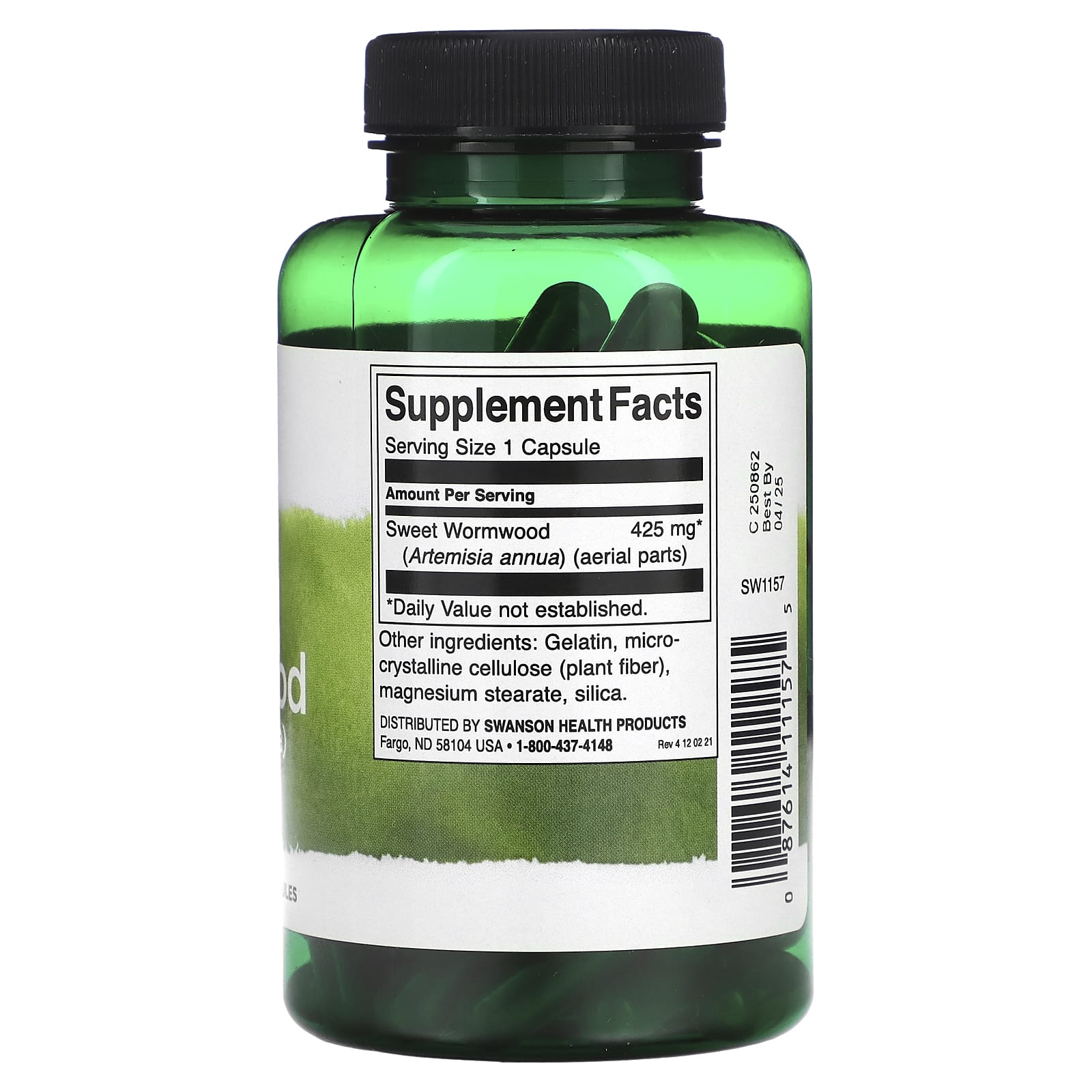 Swanson, Full Spectrum® Sweet Wormwood, 425 mg, 90 Capsules