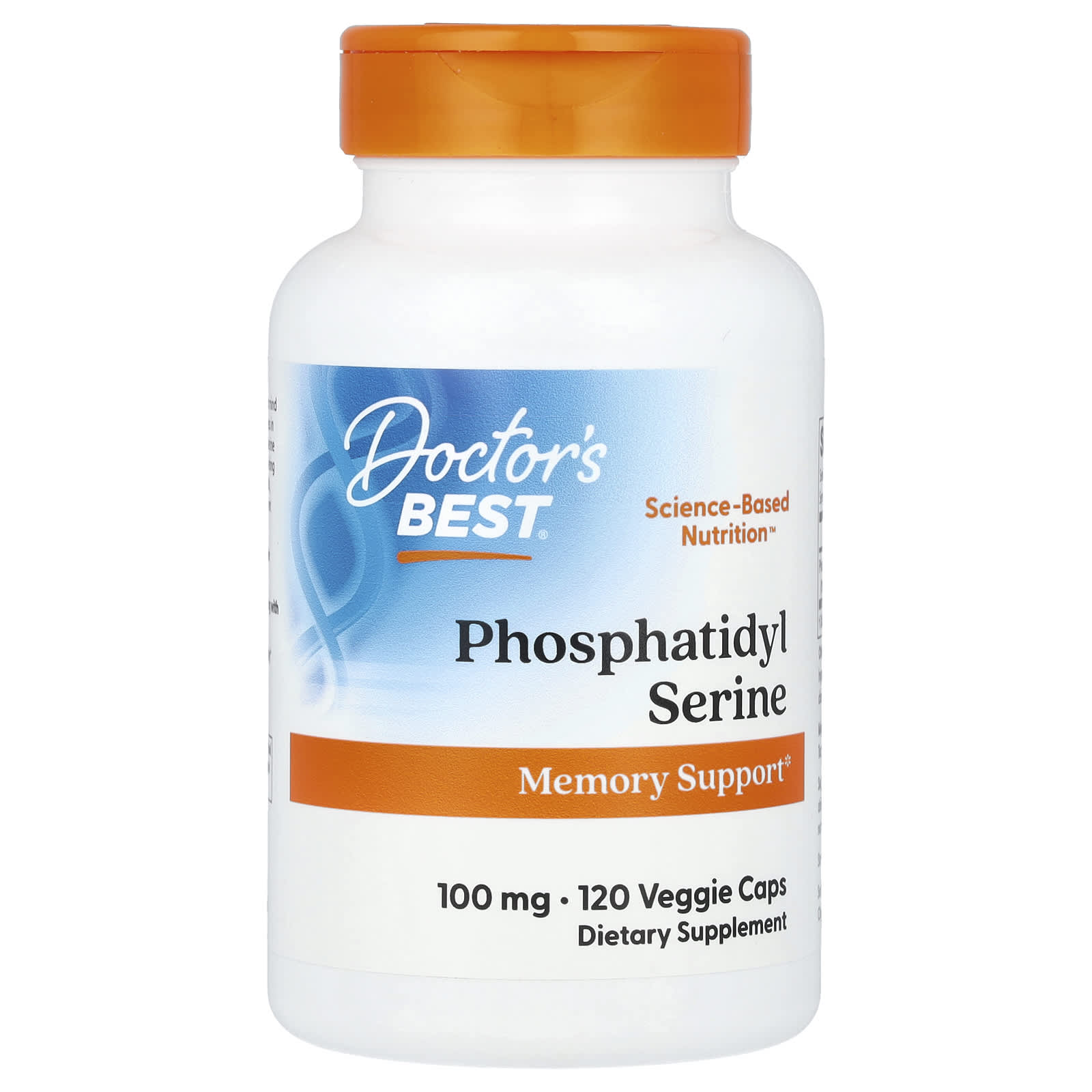 Doctor's Best, Phosphatidyl Serine, 100 mg, 120 Veggie Caps