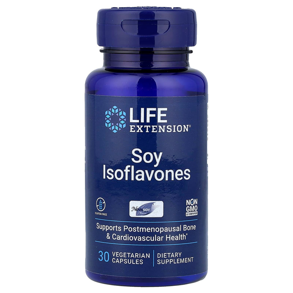 Life Extension, Soy Isoflavones, 30 Vegetarian Capsules (135 mg per Capsule)