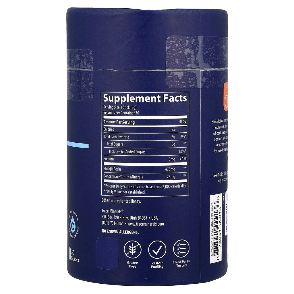 Trace, Shilajit, Resin Honey Sticks, 30 Sticks