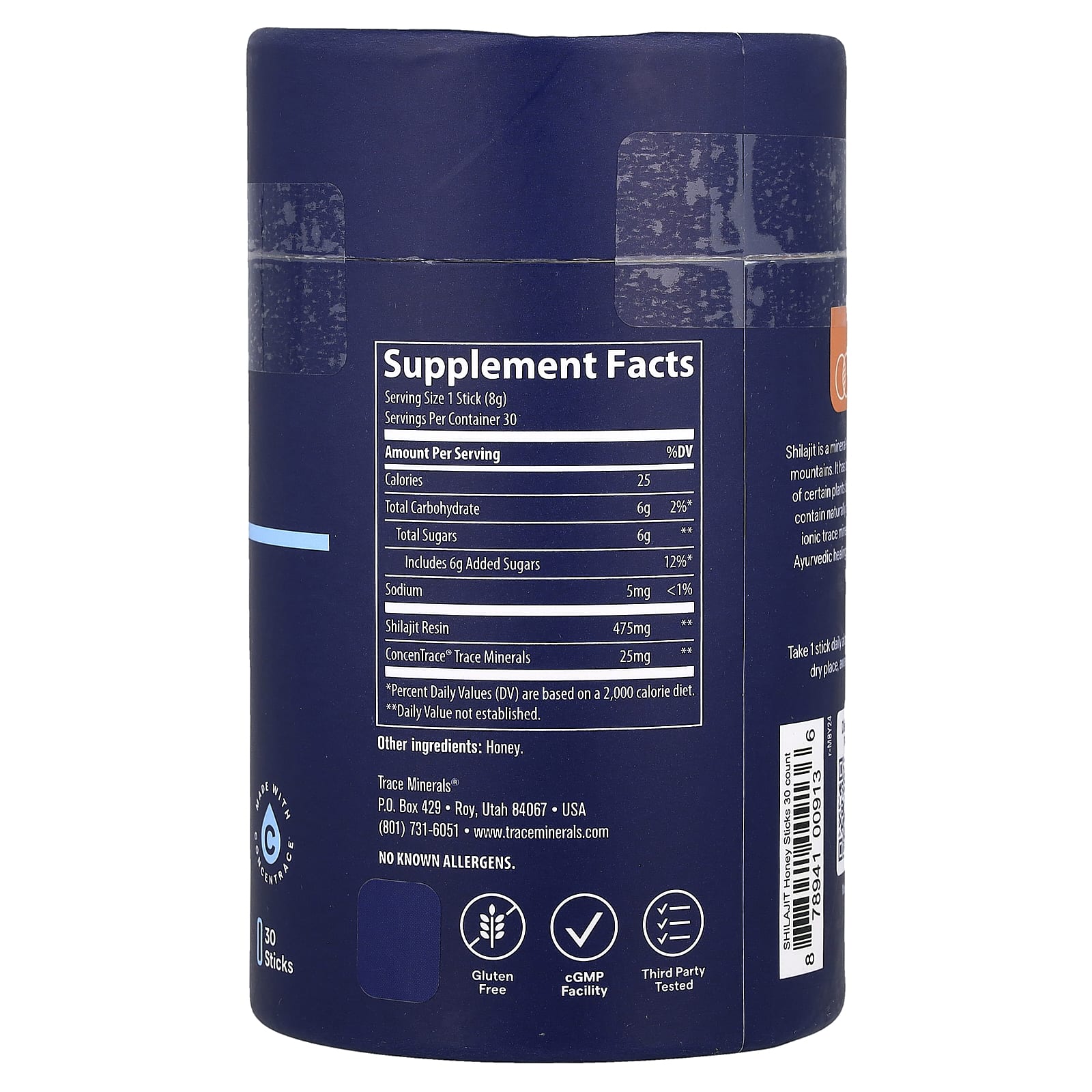 Trace, Shilajit, Resin Honey Sticks, 30 Sticks