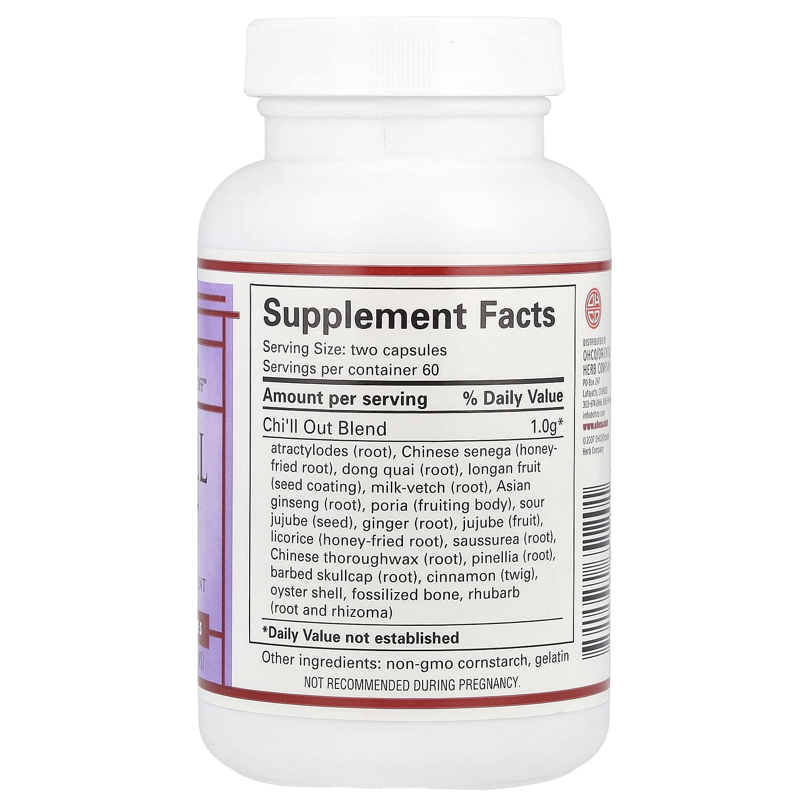 Snap Dynasty, Chi'll Out, 120 Capsules