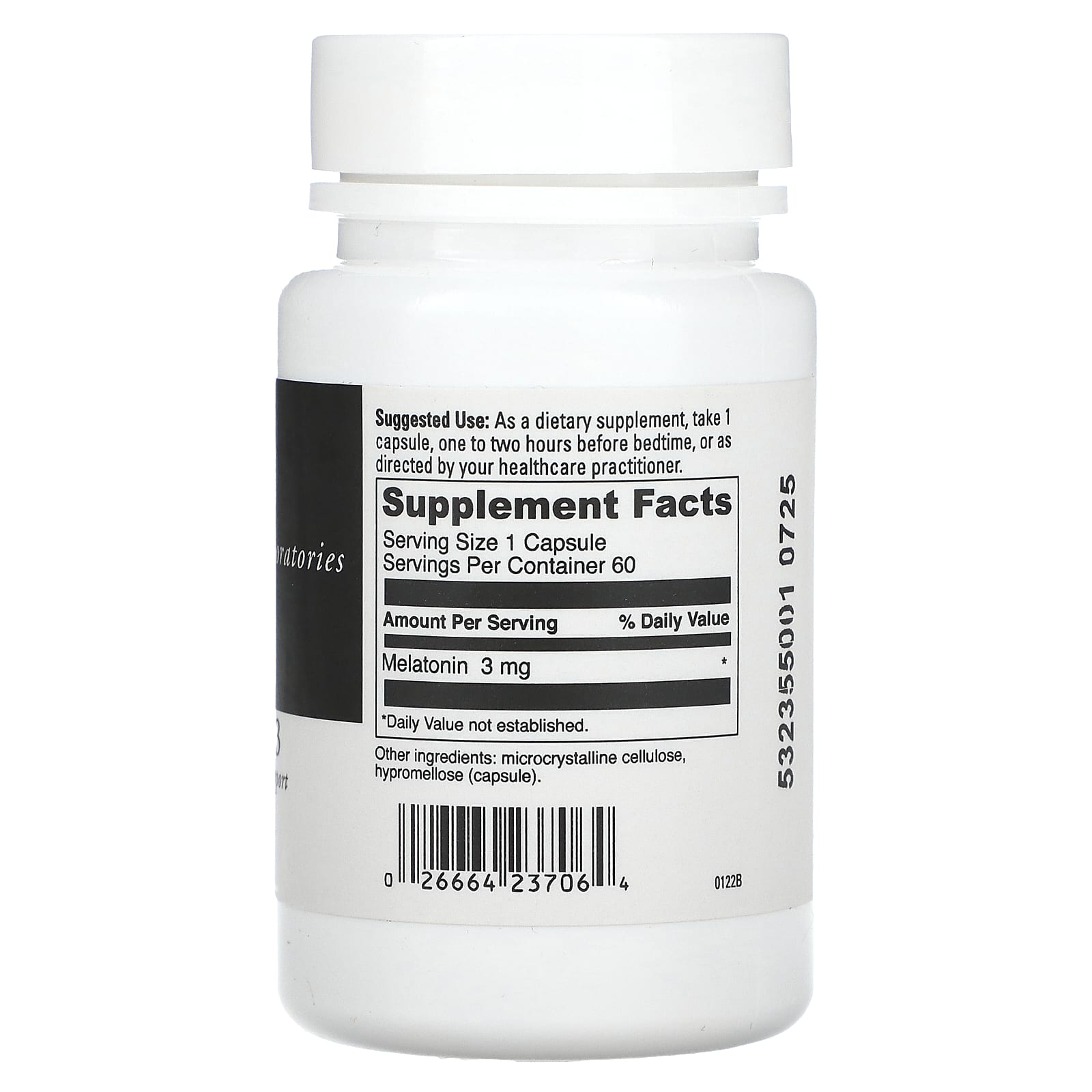 DaVinci Laboratories, Melatonin-3, 3 mg, 60 Capsules