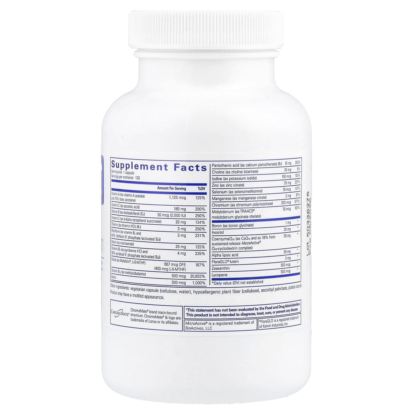 Pure Encapsulations, O.N.E.™ Multivitamin, 120 Capsules