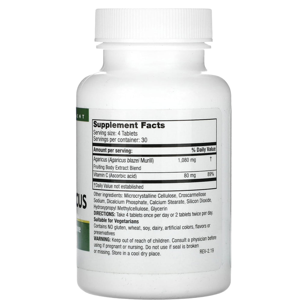 Mushroom Wisdom, Super Royal Agaricus, 120 Vegetarian Tablets