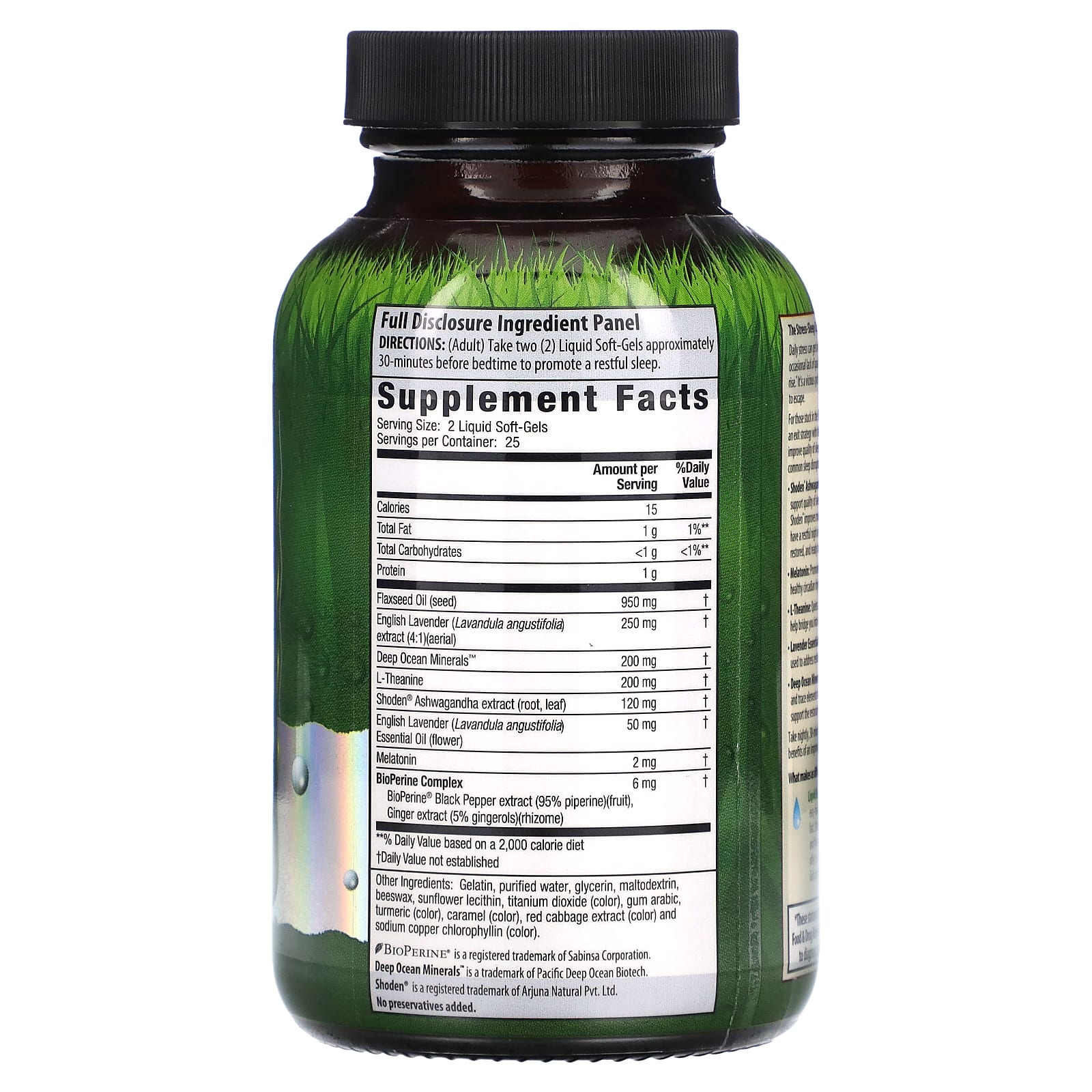 Irwin Naturals, Stress-Defy Sleep PM, 50 Liquid Soft-Gels