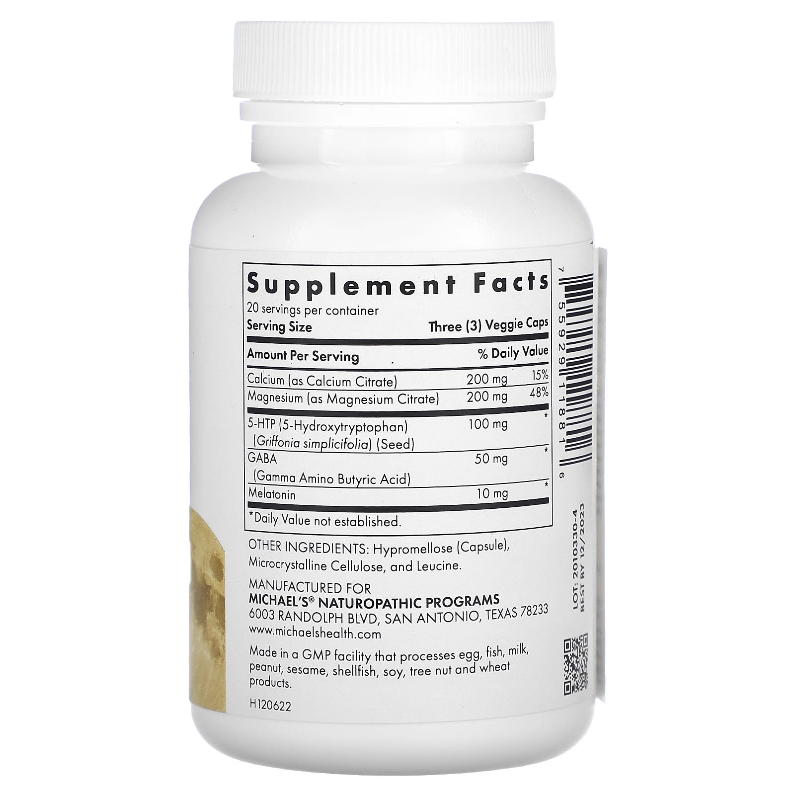 Michael's Health, Sleep Factors, 60 Vegan Capsules