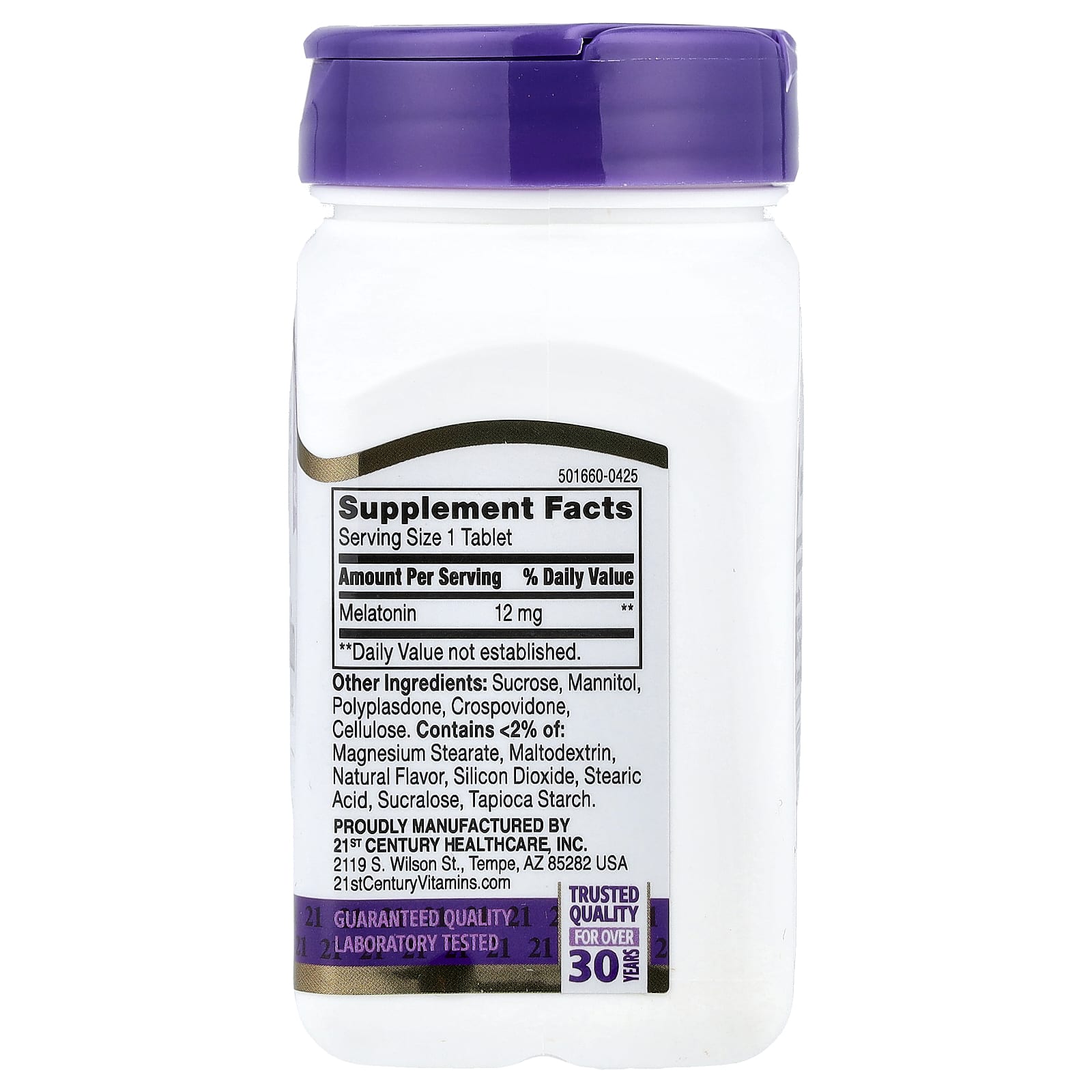 21st Century, Melatonin, Max Strength, Cherry, 12 mg, 120 Tablets