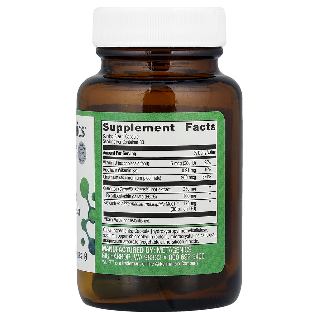 Metagenics, UltraFlora® Healthy Weight with Akkermansia, 30 Capsules