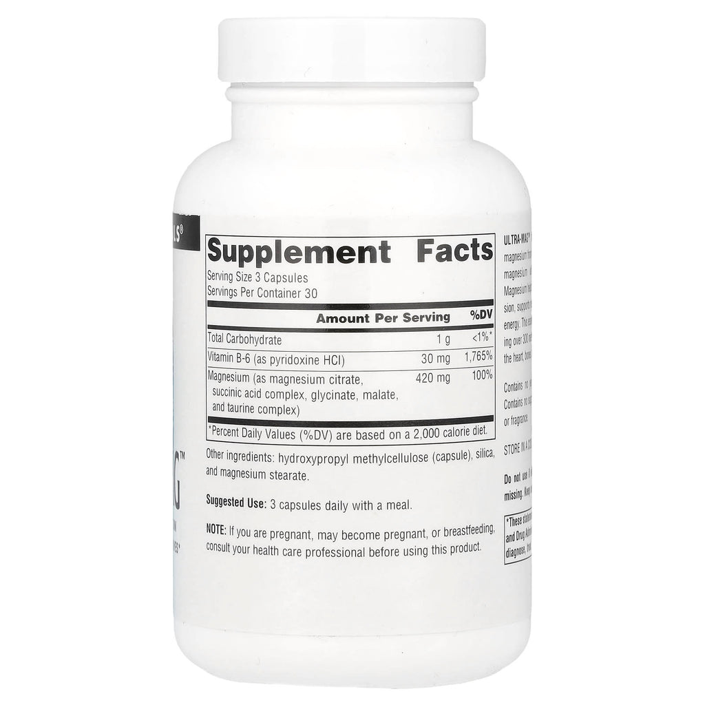 Source Naturals, Ultra-Mag™, 90 Vegan Capsules